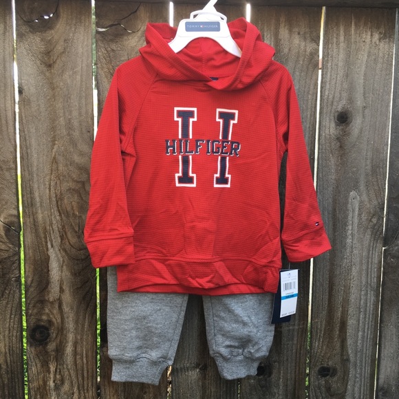 tommy hilfiger jacket and sweatpants